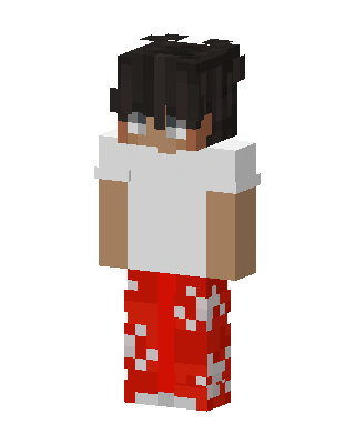 Red Pants Kid skin, 3D preview