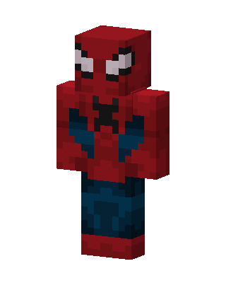 Spider-Man skin, 3D preview