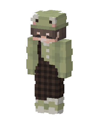 Frog Hat Cutie skin, 3D preview