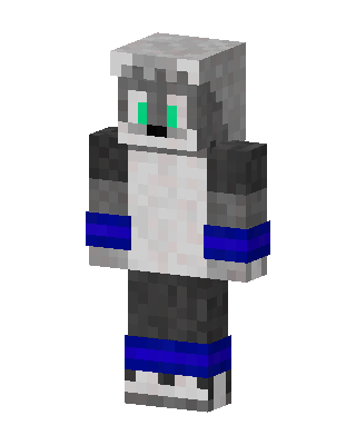 Gray Animal Minecraft skin
