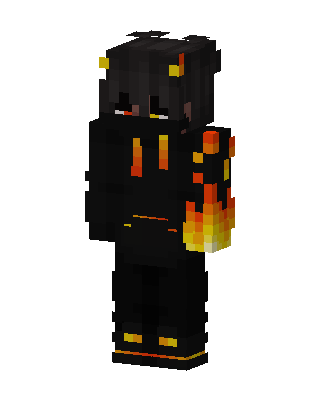 Flame Hoodie Minecraft skin