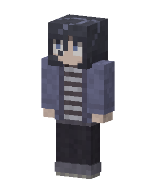 Hoodie Boy skin, 3D preview