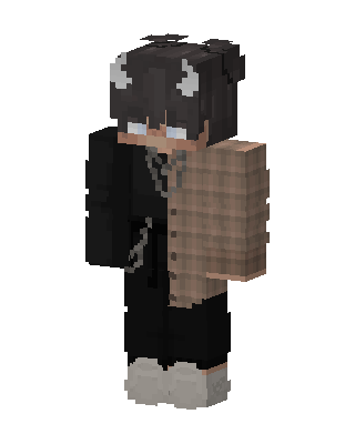 Black Emo skin, 3D preview