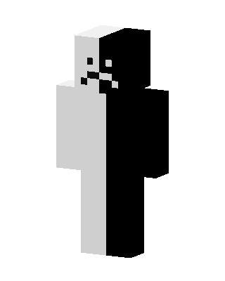 Black Villain skin, 3D preview