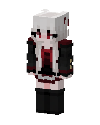 White Villain Girl Minecraft skin