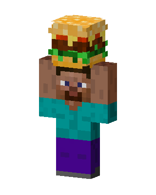Burger Steve Minecraft skin