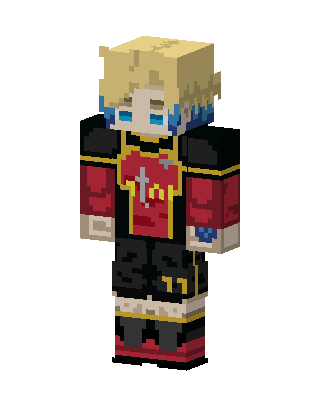 Blue Tipped Knight skin, 3D preview