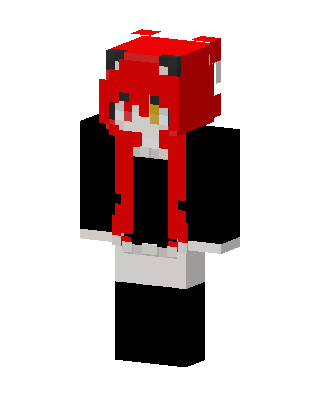 Red Fox Girl skin, 3D preview