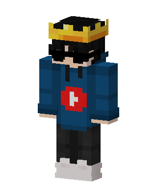 Blue King Minecraft blue skin