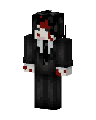 Black Player Boy skin, 3D preview