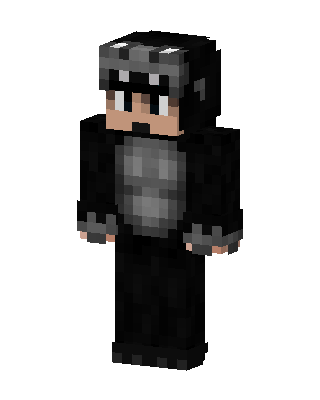 Gorilla Onesie skin, 3D preview