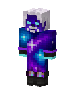 Galaxy Mage skin, 3D preview