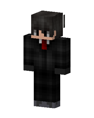 Suited Boy Minecraft Halloween skin