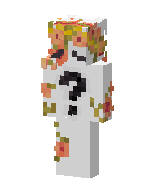 White Masked Mob Girl skin, 3D preview