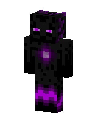 Void Enderman skin, 3D preview