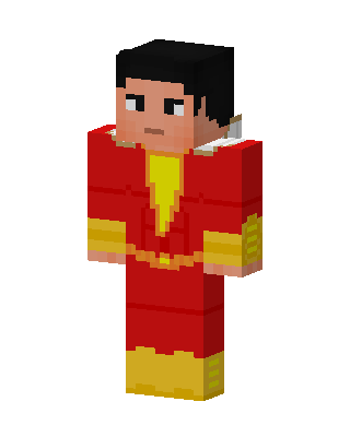 Shazam skin, 3D preview