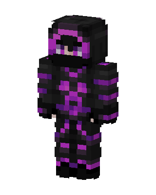 Void Hooded Assassin skin, 3D preview