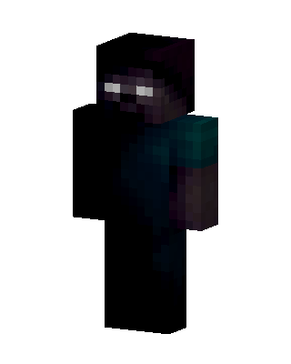 Herobrine skin, 3D preview