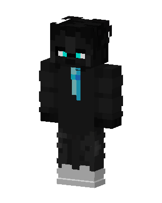 Black Suit Boy skin, 3D preview