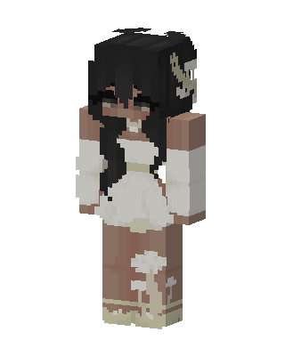 Ivory Blossom Minecraft skin