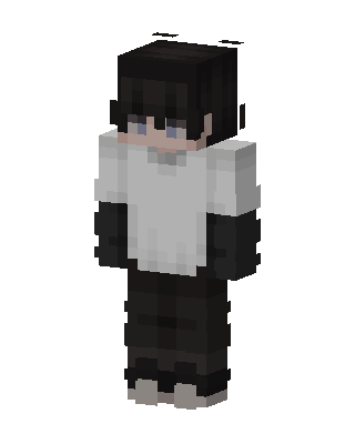 Monochrome Boy skin, 3D preview