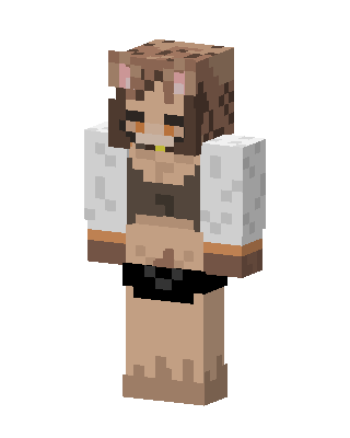 Cat Girl skin, 3D preview