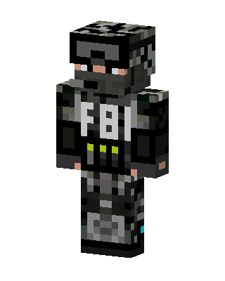 Black Masked Cop Boy Minecraft skin
