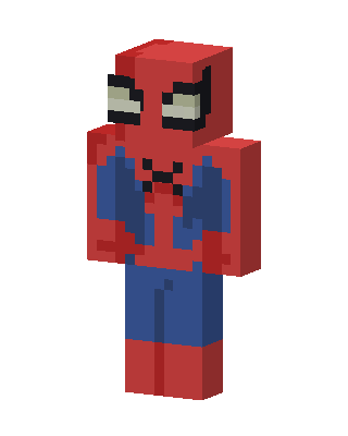 Red Masked Hero Boy Minecraft red skin