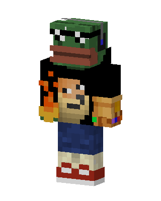 Black Frog Boy Minecraft skin