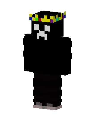 Black King skin, 3D preview