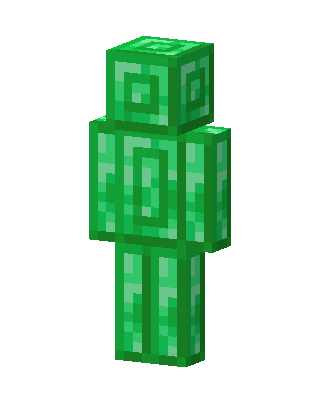 Emerald Block Minecraft creeper skin