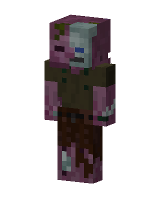Zombified Piglin Minecraft purple skin