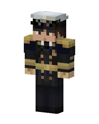 Naval Officer skin, 3D preview