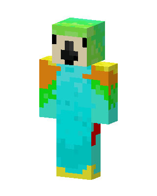 Parrot Person Minecraft skin