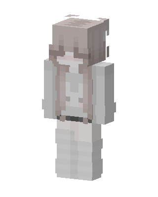 Soft Beige Girl skin, 3D preview
