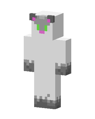 Snow Yeti skin, 3D preview