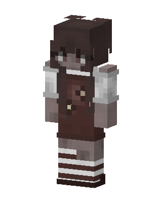 Cocoa Maid skin, 3D preview