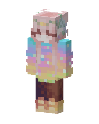 Pastel Bunny skin, 3D preview