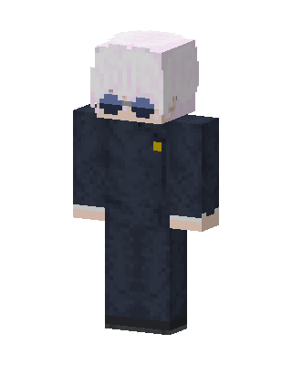 Satoru Gojo Minecraft anime skin