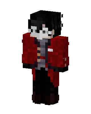 Red Character Boy skin, 3D preview