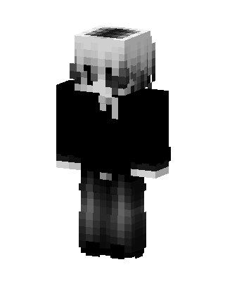 Black Player Boy skin, 3D preview