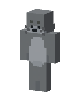 Gray Seal skin, 3D preview