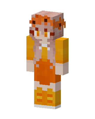 Orange Overalls Girl Minecraft skin