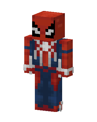 Spider-Man skin, 3D preview