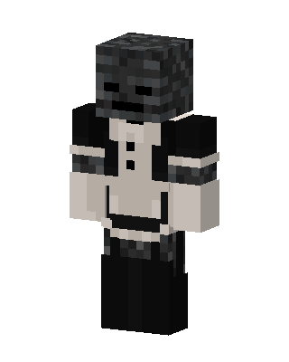 Wither Skeleton Maid skin, 3D preview