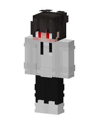 Red Eyed Hoodie skin, 3D preview
