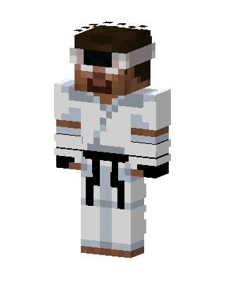 Karate Master skin, 3D preview