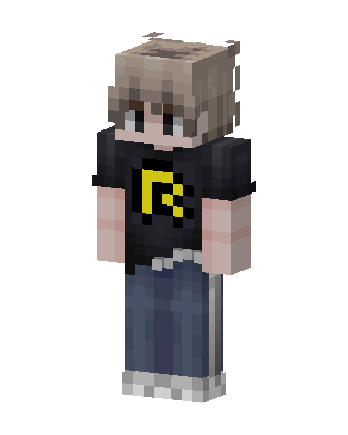 Paper Bag Kid skin, 3D preview