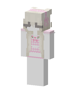 White Cutie Girl Minecraft white skin