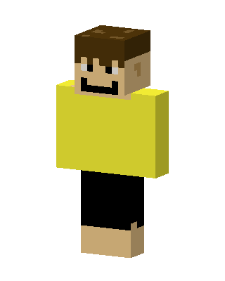 Yellow Shirt Kid skin, 3D preview